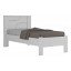 Cama de Solteiro Pérola Branca